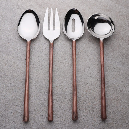 CAMELLIA HOSTESS SERVING 4 PC. SET