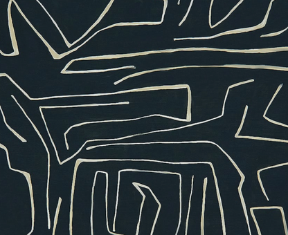 Graffito Pillow Cover in Onyx Beige, Kelly Wearstler Textiles