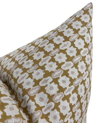 Pahari Pillow Cover in Saffron, Walter G Textiles