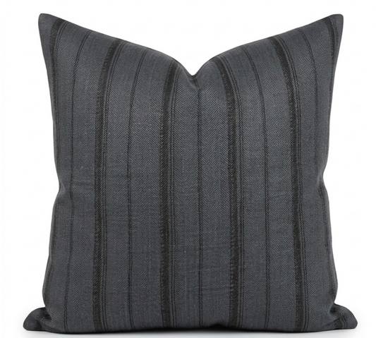 Malabar Pillow Cover in Slate Grey, Peter Dunham Textiles
