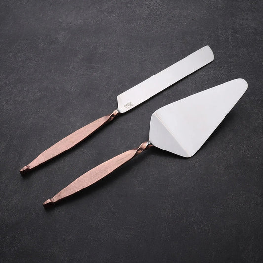 TWISTED URBAN CAKE SERVING 2 PC. SET